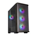 Zalman Z10 DUO, Mid-Tower, Tempered Glass, Drive Bays: 2x3.5", 2x2.5", Expansion Slot: 7, Motherboard Support: ATX/mATX/Mini-ITX, Pre-Installed Fan: 4x120mm, ARGB, Black, 1 Year Warranty