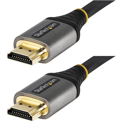 StarTech HDMMV3M, Premium High Speed HDMI 2.0 Cable, HDMI to HDMI, Male to Male, Length: 3m, Black Grey, 1 Year Warranty