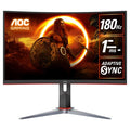AOC CQ27G2X, 27" VA Curved, 2560x1440, 16:9, 1ms, 180Hz, Adaptive Sync, 1xHDMI, 1xDP, VESA, Adjustable Height, Tilt, Swivel, Pivot, 3 Year Warranty