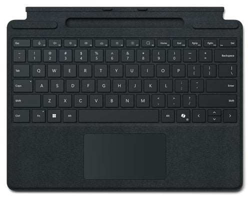 Microsoft 8XB-00153, Signature Keyboard for Surface Pro Series with Slim Pen Slot, Black, 1 Year Warranty