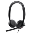 Dell 520-BBCW, Wired Headset WH3024 - Headset - on-ear - wired - USB-C - Zoom Certified, Certified for Microsoft Teams, 3 Year Warranty