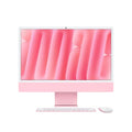 Apple MWUG3X/A, iMac AIO, 24" Retina Screen, Apple M4 (8-core CPU, 8-core GPU), 16GB RAM, 256GB NVMe SSD, Keyboard+Mouse, Wireless AX+Bluetooth, MacOS Sequoia, Pink, 1 Year Warranty