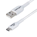 Startech USB2AC2MNCWHE, USB-A to USB-C Charging Cable, 2M, Charge & Sync, 3A, USB 2.0, White, Limited Lifetime Warranty
