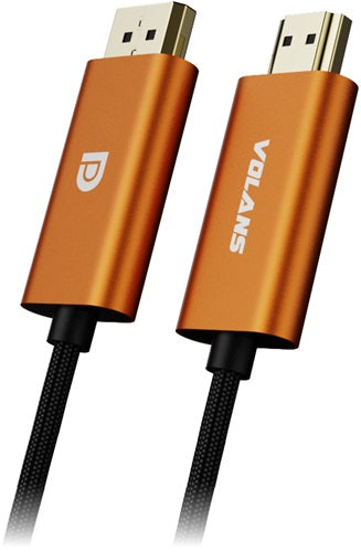 VOLANS VL-DH82, Ultra 8K DisplayPort to HDMI Cable V2.1, 2M, 1 Year Warranty
