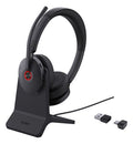 Yealink BH74 with Stand Teams USB-C/A, Microsoft Certified Teams Bluetooth Wireless Headset, 6-Mic Beamforming Noise Cancellation, Dongle, Charging Stand & Carry Case , 1 Year Warranty