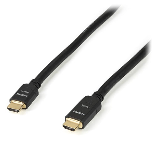 StarTech HDMM20MA, 66ft (20m) Active HDMI Cable, 4K 30Hz UHD High Speed HDMI 1.4 Cable with Ethernet, CL2 Rated HDMI Cord for In-Wall Install, 2 Year Warranty