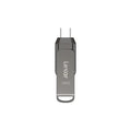 Lexar LJDD400032G-BNQNG, JumpDrive D400, Titanium, 32GB, USB3.1 Type-A and Type-C, Read Speed: Up to 100MB/s, 5 Year Warranty