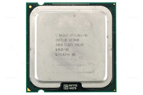 Intel Xeon-3040, 2 Cores, LGA775 Socket, 2 Cores, 2 Threads, Base: 1.86 Ghz, 2 MB Cache, TDP: 65W, 3 Years Warranty