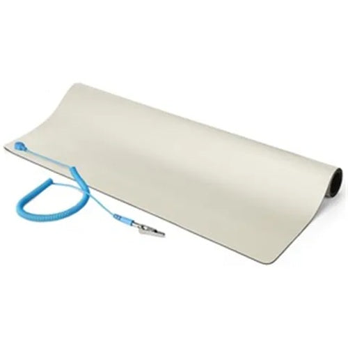 StarTech LG-ANTI-STATIC-MAT, 23x47in Anti Static Mat, ESD Mat for Electronics Repair on Table or Desk, Flexible Work Pad, Detachable Grounding Wire, 600mmx1200mm, Rectangular, Polyvinyl Chloride (PVC), 2 Year Warranty