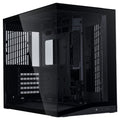 Lian Li PC-O11DMIV2X, O11 Dynamic Mini Tempered Glass Case, Drive Cage: 2.5" SSD x 2 or 3.5" HDD x 2, Expansion Slot: 5, ATX/Micro-ATX/Mini-ITX, Black V2, 1 Year Warranty