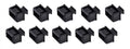 StarTech SFPCAP10, 10 SFP Dust Cover For Open Fiber Optic Slot SFP+ Port Plug/Cap, 2 Year Warranty