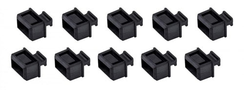 StarTech SFPCAP10, 10 SFP Dust Cover For Open Fiber Optic Slot SFP+ Port Plug/Cap, 2 Year Warranty