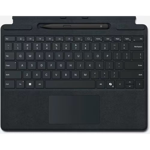 Microsoft EP2-37849, Surface Pro Keyboard Black Bold with Pen Storage, 1 Year Warranty