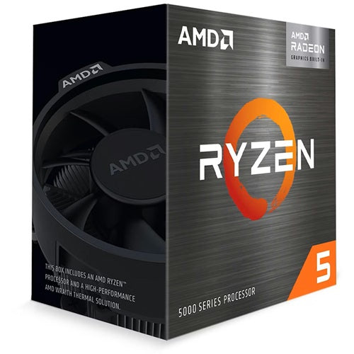 AMD 100-100001489BOX, Ryzen 5-5500GT, AM4 Socket, 6 Core, 12 Threads, Base: 3.6GHz, Turbo Speed: 4.4GHz, 19MB Cache, TDP: 65W, 3 Year Warranty