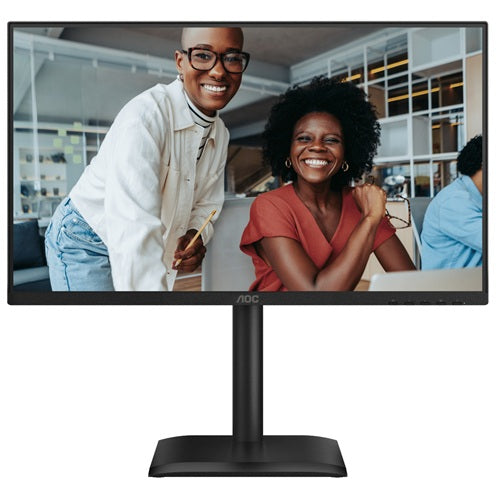 *Sale Till 1st Nov 2026* AOC 24E4UJ 23.8" FHD IPS Monitor, 1920x1080, 16:9, 1ms, 120Hz, Adaptive Sync, 1xHDMI, 1xDP, 1xVGA, Speakers, USB, VESA, Height Adjustable, Swivel, Pivot, Tilt, 3 Year Warranty