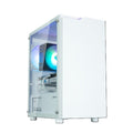 Zalman T4 PLUS WHITE, Micro ATX Mini Tower PC Case, Tempered Glass, Drive Bays: 1xCombo(3.5'' or 2.5''), 1x3.5'', 2x2.5", Expansion Slot: 4, Fan: 120mm ARGB, Motherboard Support: mATX / Mini-ITX, White, 3 Year Warranty