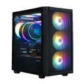 Zalman M4 SE BLACK, mATX Mini Tower PC Case, Tempered Glass, Drive Bays: 1xCombo(3.5’’ or 2.5’’), 1x3.5’’, 2x2.5’’, Expansion Slots: 4, Fan: 120mm FRGB, Motherboard Support: mATX / Mini-ITX, Black, 3 year Warranty