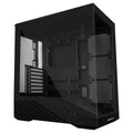 Lian Li PC-V100X, Mid Tower ATX Case, Tempered Glass, Drive Bays: 1x2.5" SSD, 1x3.5" HDD, Expansion Slot: 7, fan: 120mm, Motherboard Support: E-ATX/ ATX / M-ATX / Mini-ITX, Black, 1 Year Warranty