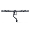 StarTech 3M1A3SG-MONITOR-ARM, Crossbar Triple Monitor Desk Mount For Up To 3x 27" Screens, VESA 75x75/100x100, Tool-Less Arm Adjustments, C-Clamp/Grommet, 5 Year Warranty