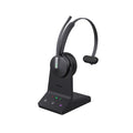 Yealink WH64-Mono-Teams, DECT Wireless Headset with Base Station, On-Ear Design, 30mm Drivers, DECT/BT 5.2 Connectivity, Up to 32hrs Battery Life, Up to 150m Distance, 3-Mic Noise Cancellation, Plug-and-Play, Multiple Device Pairing, 2 Year Warranty
