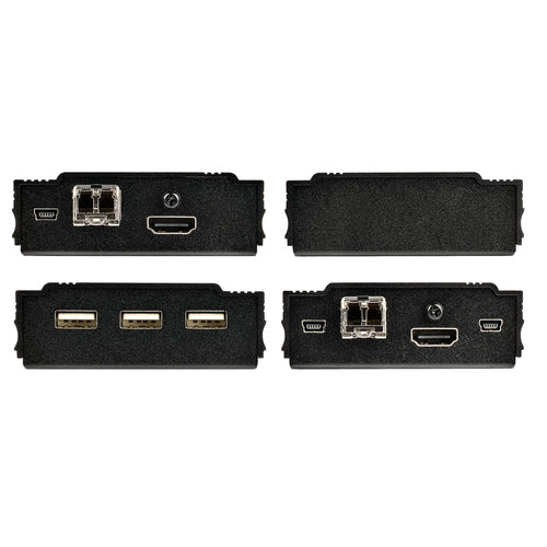 StarTech.com 4K HDMI KVM Extender over Fiber - HDMI Video & USB Remote KVM Switch/Console Extender - up to 984ft/300m (MultiMode) - 2x 10G MMF SFP+ modules - KVM Extension Kit (TX/RX) - TAA