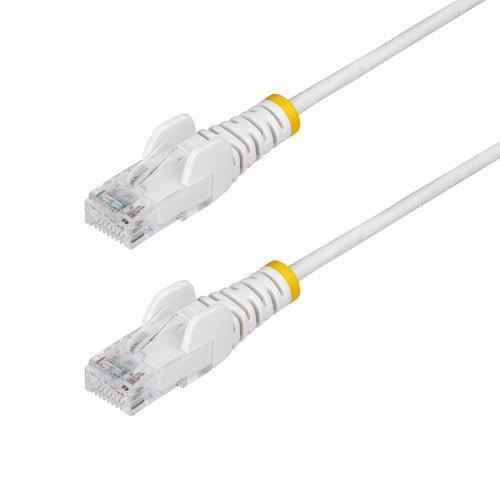 STARTECH.COM.com 7m White Slim CAT6 Ethernet Cable, Snagless, 28AWG, LSZH, LTW