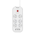 Huntkey PSUHUNSAC607C ,SAC607C 6 Outlets Surge Protector Powerboard, 1.2 Meter with 2x USB-A & 2x USB-C ,5V-6A,  1 Year Warranty