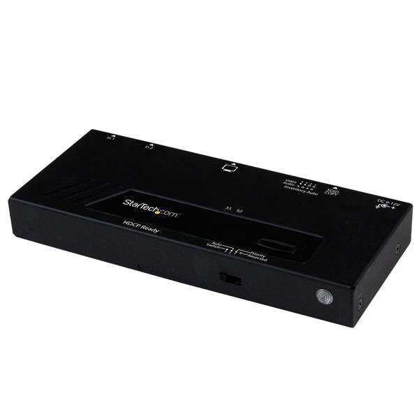 STARTECH 2 PORT HDMI SWITCH, AUTO/ PRIORITY SWITCHING, 1080p, 2YR