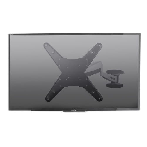 StarTech.com VESA TV Wall Mount, Adjustable Full Motion Mount For 23"-55" Displays, Slim Wall Mount TV Bracket Supports 66lb (30kg), Extendable/Tilting/Swivel Monitor Wall Mount