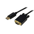 Startech DP2VGAMM6B, DP to VGA Adapter, Male to Male, Length: 1.83m, 3 Year Warranty
