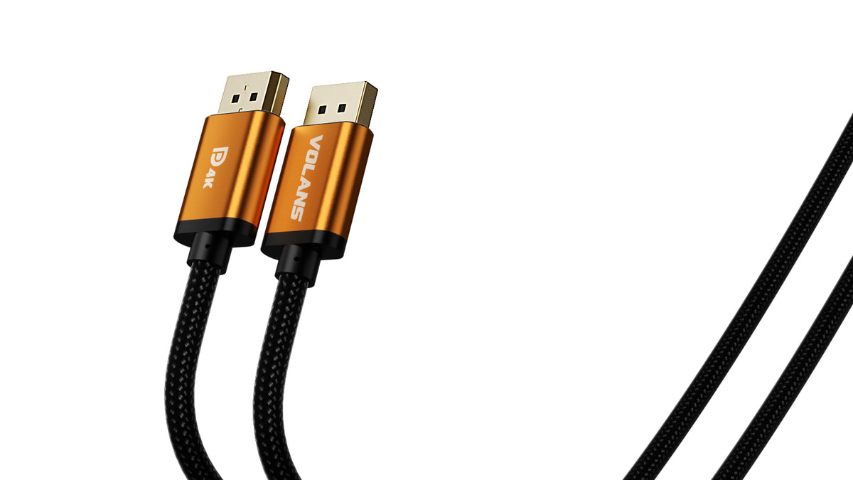 Volans VL-DD43, Ultra 4K DisplayPort to DisplayPort Cable, Male to Male, Length: 3m, 1 Year Warranty