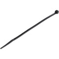StarTech.com 100-Pack 6"(15cm) Cable Ties - 1/8"(3.6mm) wide, 1-3/8"(39mm) Bundle Diameter, 40lb(18kg) Tensile Strength, Nylon Self Locking Zip Ties with Curved Tip, UL Listed, Black - TAA