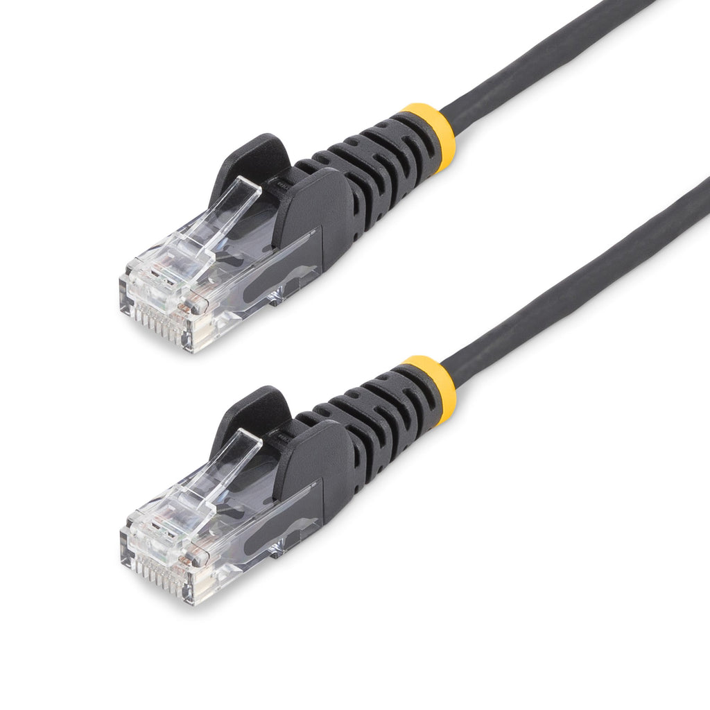 STARTECH.COM.com 7m Black Slim CAT6 Ethernet Cable, Snagless, 28AWG, LSZH, LTW