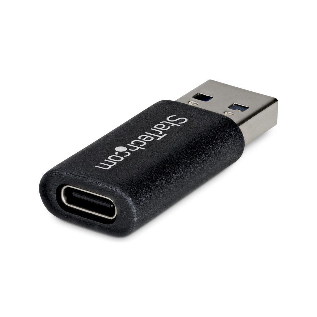 StarTech.com USB-A to USB-C Adapter, USB-A Male to USB-C Female Converter, USB 10Gbps, 5V 900mA, USB to USB C Adapter for USB-A Chargers/Hubs