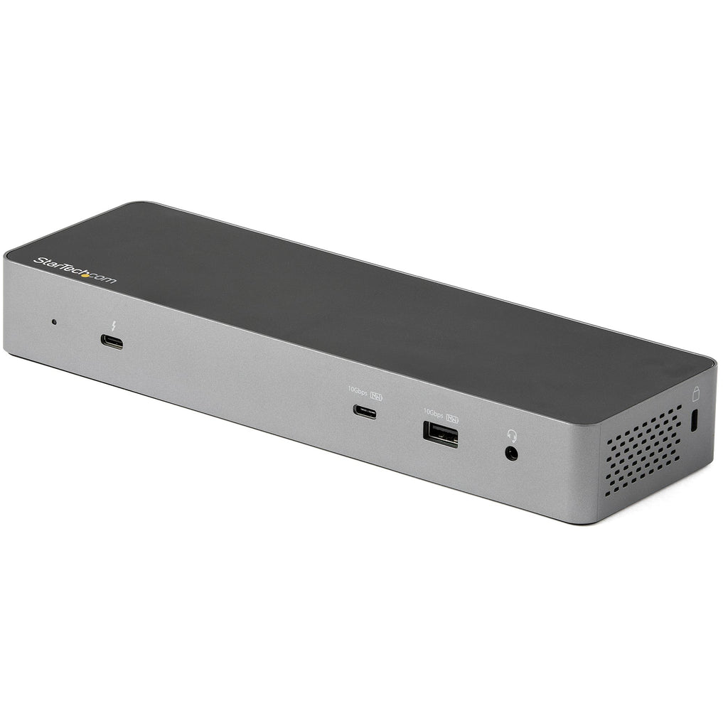 StarTech.com USB C Docking Station for Macbook Pro/Air-M1/M2/M3/M4, Thunderbolt Compatible, HDMI/DisplayPort, Dual 4K 60Hz/Single 8K, USB Type-C Laptop Dock, 96W Power Delivery, USB 10Gbps