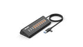 VOLANS VL-HB10C Aluminum 10 Ports USB3.2 Gen2 HUB (7A+3C), 1 Year Warranty