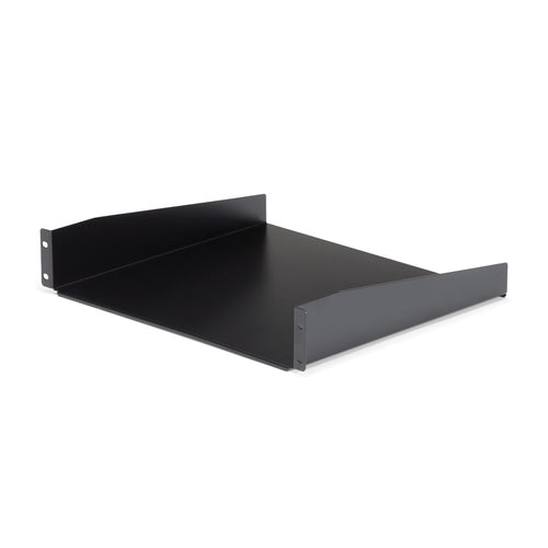 StarTech.com 2U Server Rack Shelf - Universal Rack Mount Cantilever Shelf for 19" Network Equipment Rack & Cabinet - Heavy Duty Steel - Weight Capacity 44lb/20kg - 16" Deep Tray