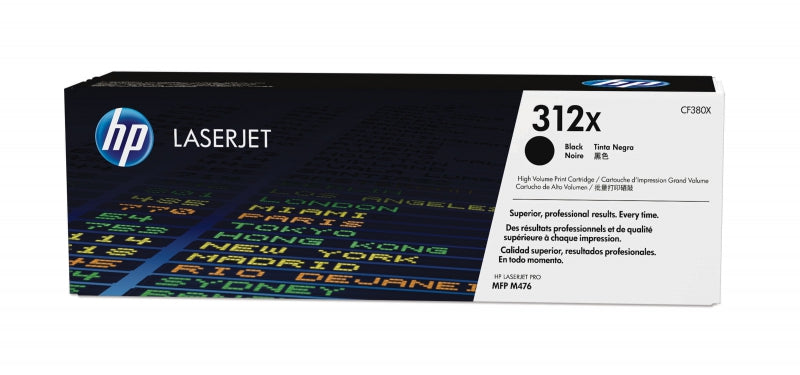 HP CF380X, Toner Cartridge Laserjet 312X Black