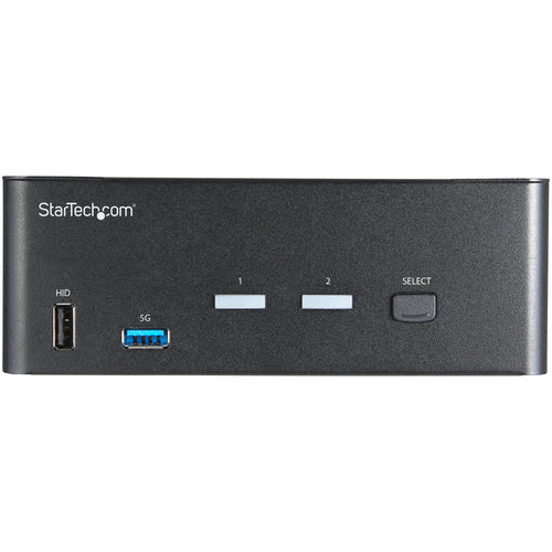 2 Port Dual Monitor HDMI KVM Switch 4K 60Hz, USB 3.0 Hub - TAA 2 YR