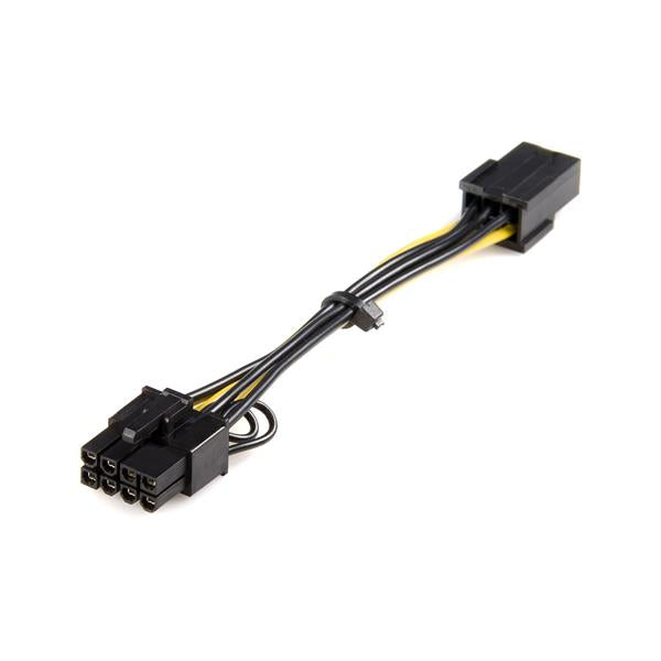 StarTech PCIEX68ADAP, PCI Express 6 pin to 8 pin Power Adapter Cable, Limited Lifetime Warranty