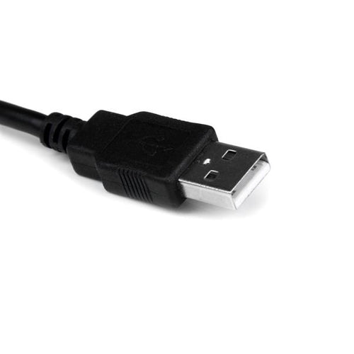 StarTech.com 1ft (30cm) 1-Port Professional USB to Serial Adapter Cable with COM Retention, USB to RS232 Adapter - TAA