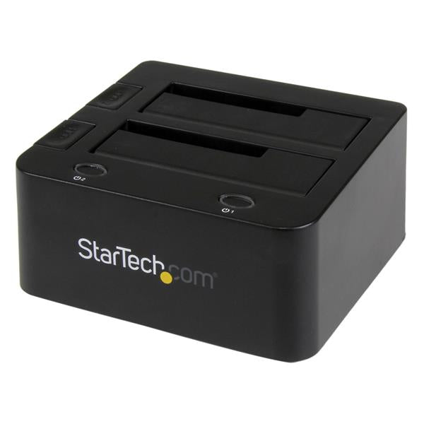 StarTech UNIDOCKU33, Universal hard drive docking station - SATA and IDE dock - 2.5in &amp; 3.5in HDD and SSD docking station with UASP &amp; SATA III - SATA 6Gbps transfer speeds, 2 Years