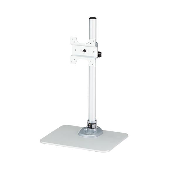 Startech ARMPIVSTND, Single Monitor Stand, Adjustable, Supports Monitors 12'' to 34'', VESA Monitor Mount Stand - Silver, 1 Year Warranty