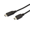 StarTech.com 6.6ft (2m) USB-C to Mini-USB Cable, Data Cord, USB 2.0, USB-C Data Transfer Cable