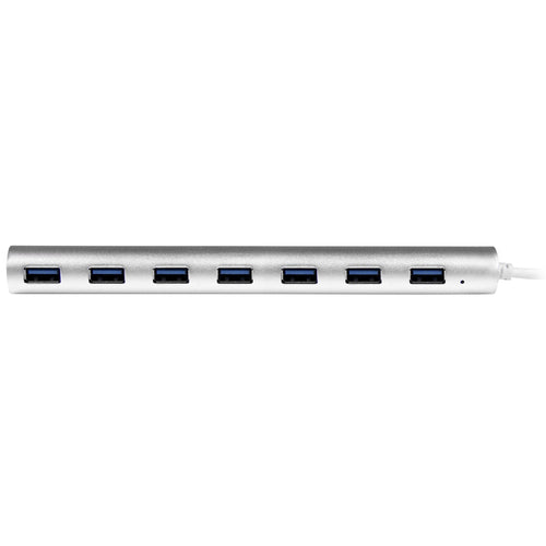 StarTech.com 7-Port USB Hub, USB A to 7x USB-A Ports, USB 5Gbps, Rugged Design, Bus or Self-Powered, Portable Laptop USB 3.0 Hub Expansion with Power Supply