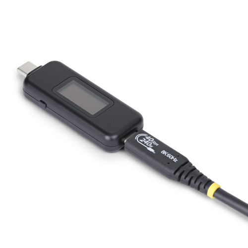 STARTECH USB-C POWER TESTER, Bi-DIRECTIONAL DIGITAL VOLTAGE/CURRENT, 2YR