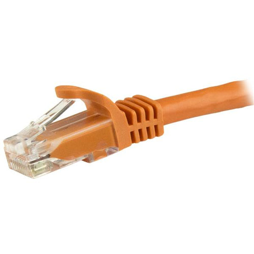 STARTECH.COM 1.5M CAT6 CABLE, RJ45 PATCH CORD, SNAGLESS, 650MHz 100W, ORANGE, LTW