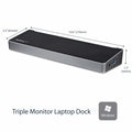 StarTech USB3DOCKH2DP, Triple-Video Docking Station for Laptops - USB 3.0 - Universal USB 3.0 Laptop Docking Station with 3 Video Outputs - 4K UltraHD Laptop Dock - Dual-Chipsets Support Three Monitors,Compatible with Windows 10, 8/8.1, 7 and Mac, 3 Years