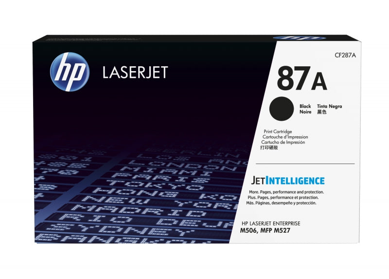 HP CF287A, 87A Black LJ  Toner Cartridge