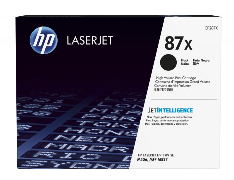 HP CF287X, 87X Black high Yeild LaserJet Toner Cartridge